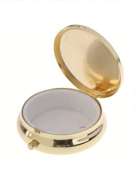 locking purse size metal pill box|pill boxes for sale.